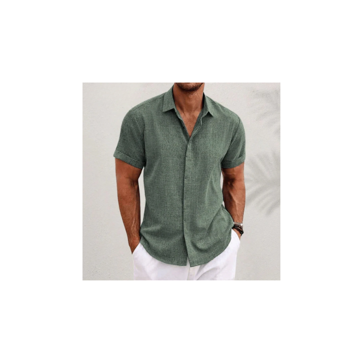 R&L | Men's Classic Linen and Cotton Shirt