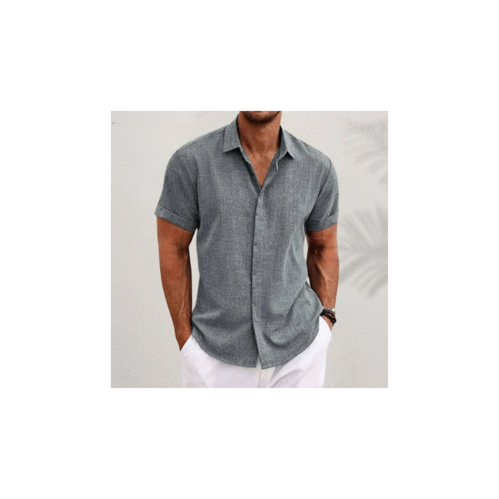 R&L | Men's Classic Linen and Cotton Shirt