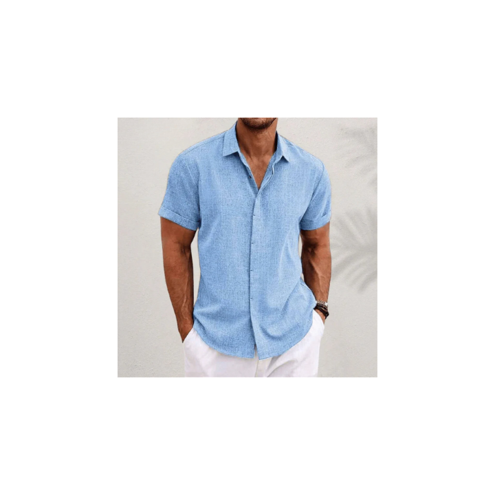 R&L | Men's Classic Linen and Cotton Shirt