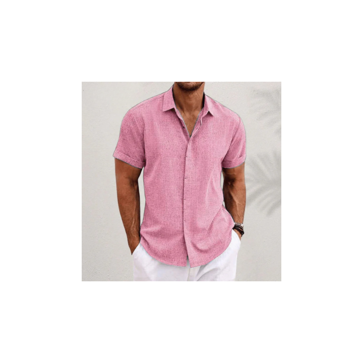 R&L | Men's Classic Linen and Cotton Shirt