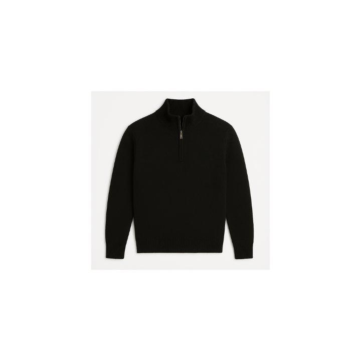 TH Essential Quarter-Zip Sweater