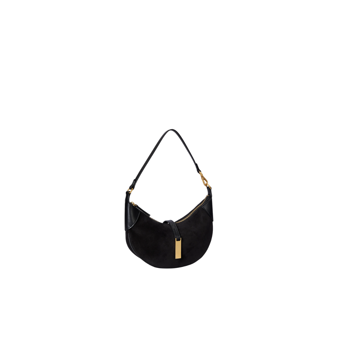 R&L ID Suede Mini Shoulder Bag