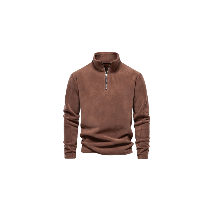 RL Heritage Quarter-Zip Fleece Sweater