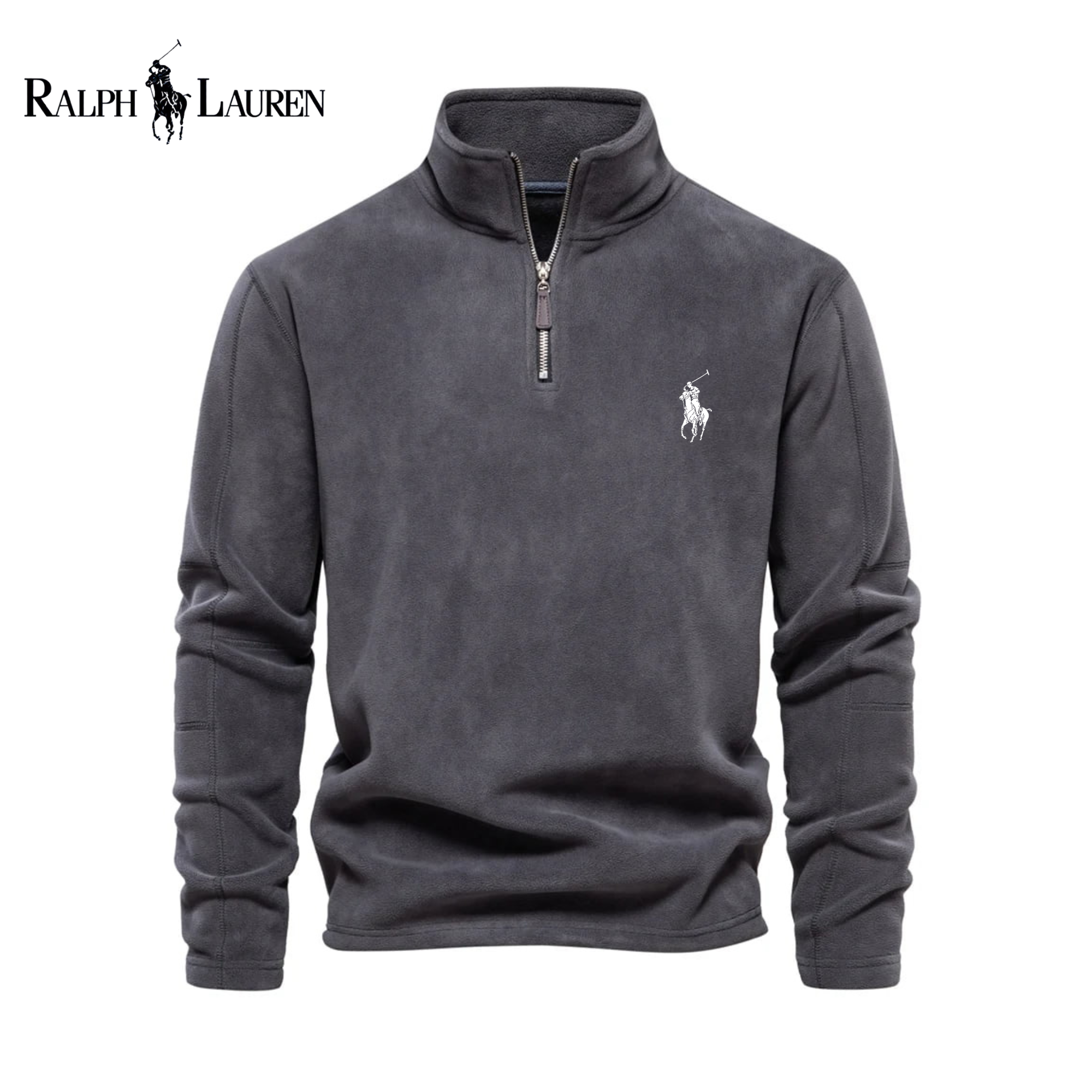 RL Heritage Quarter-Zip Fleece Sweater