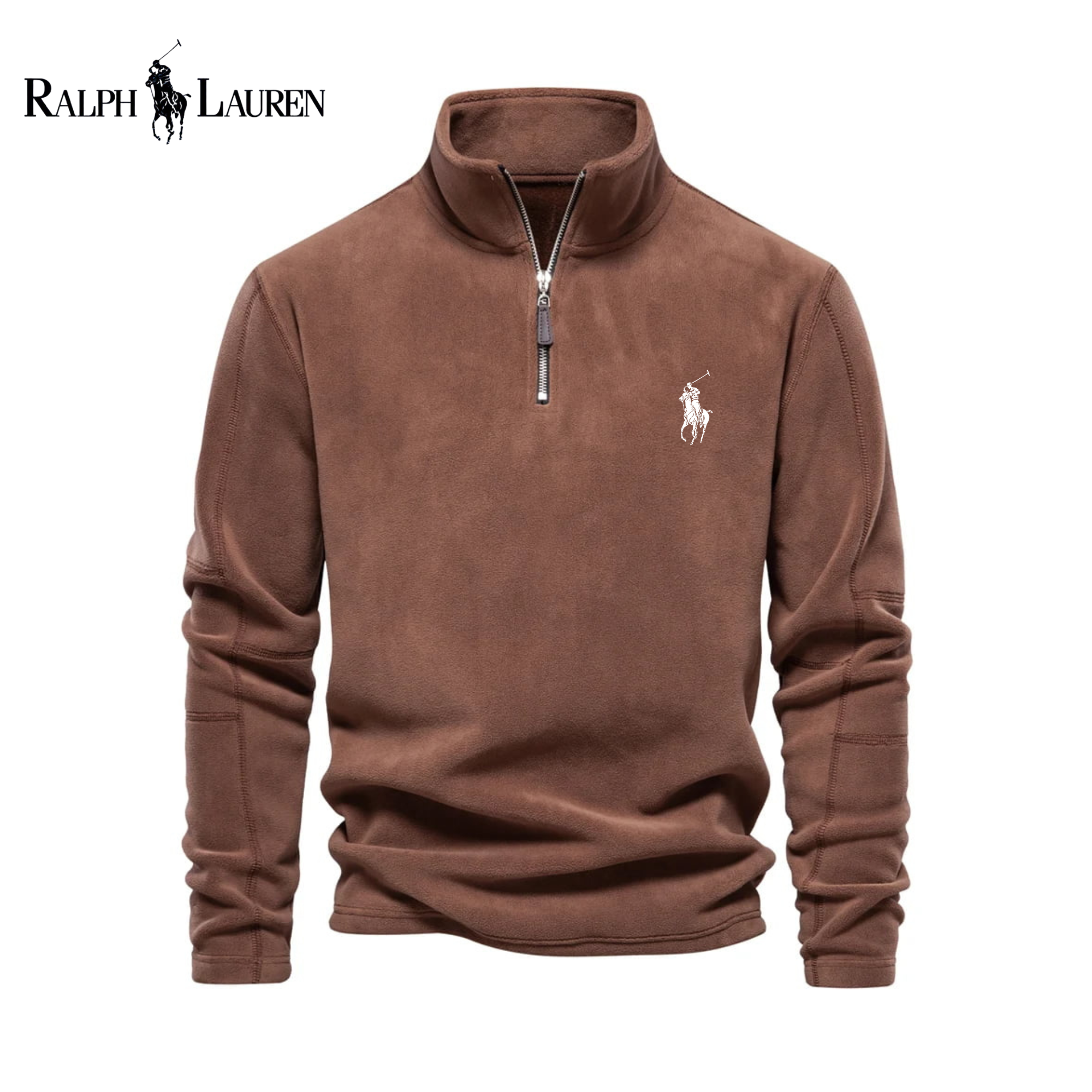 RL Heritage Quarter-Zip Fleece Sweater