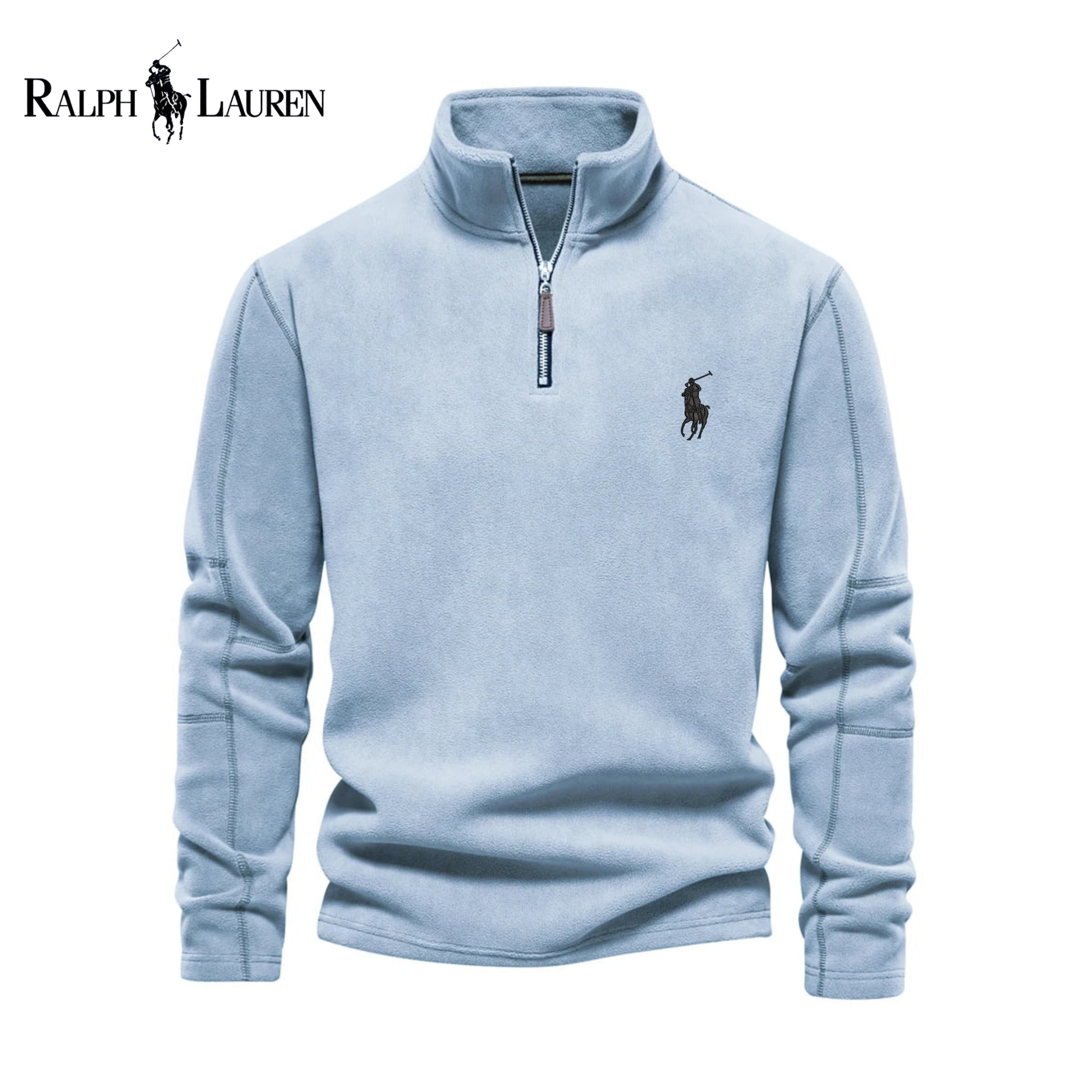 RL Heritage Quarter-Zip Fleece Sweater