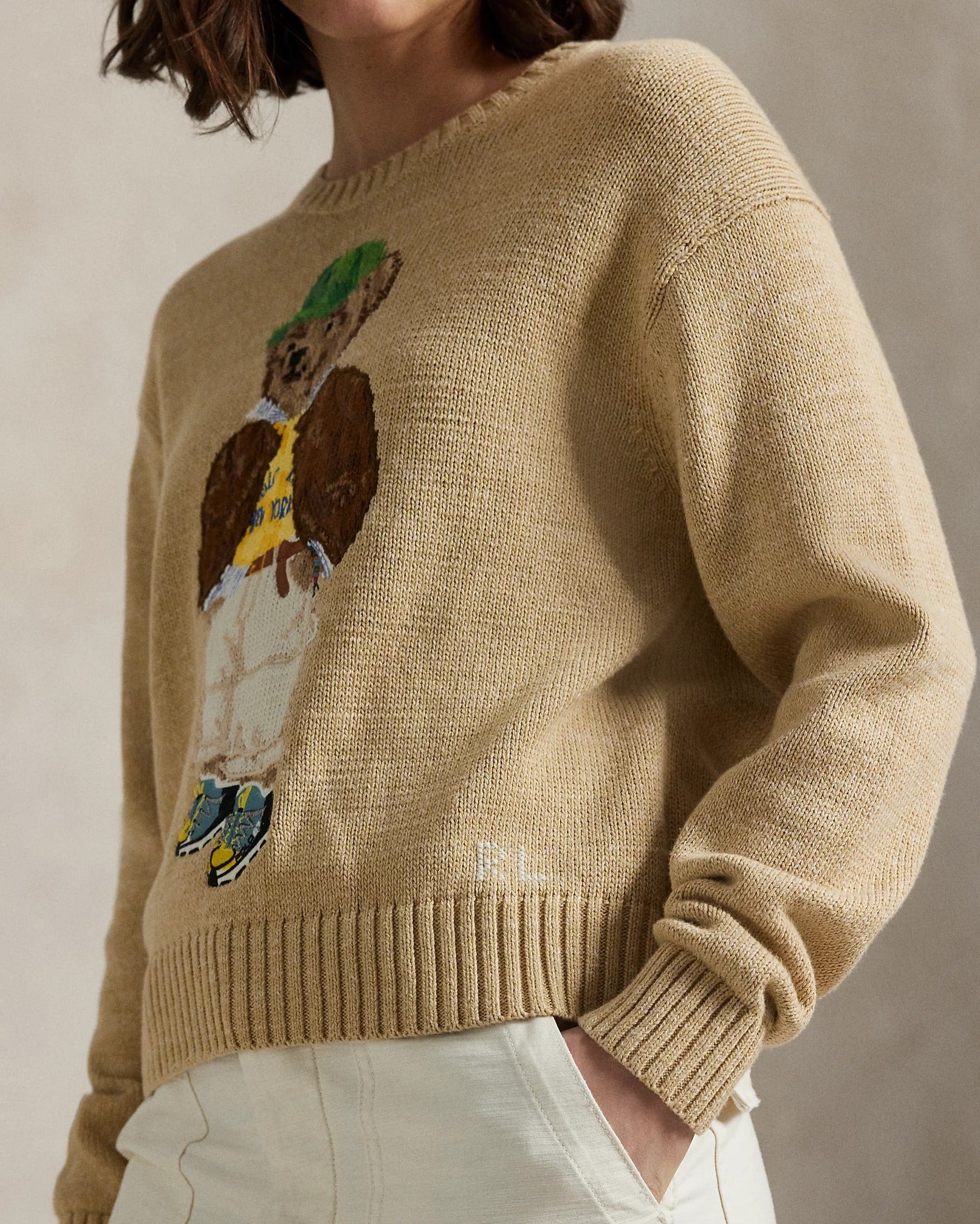 R&L sweater | Polo Bear Beige