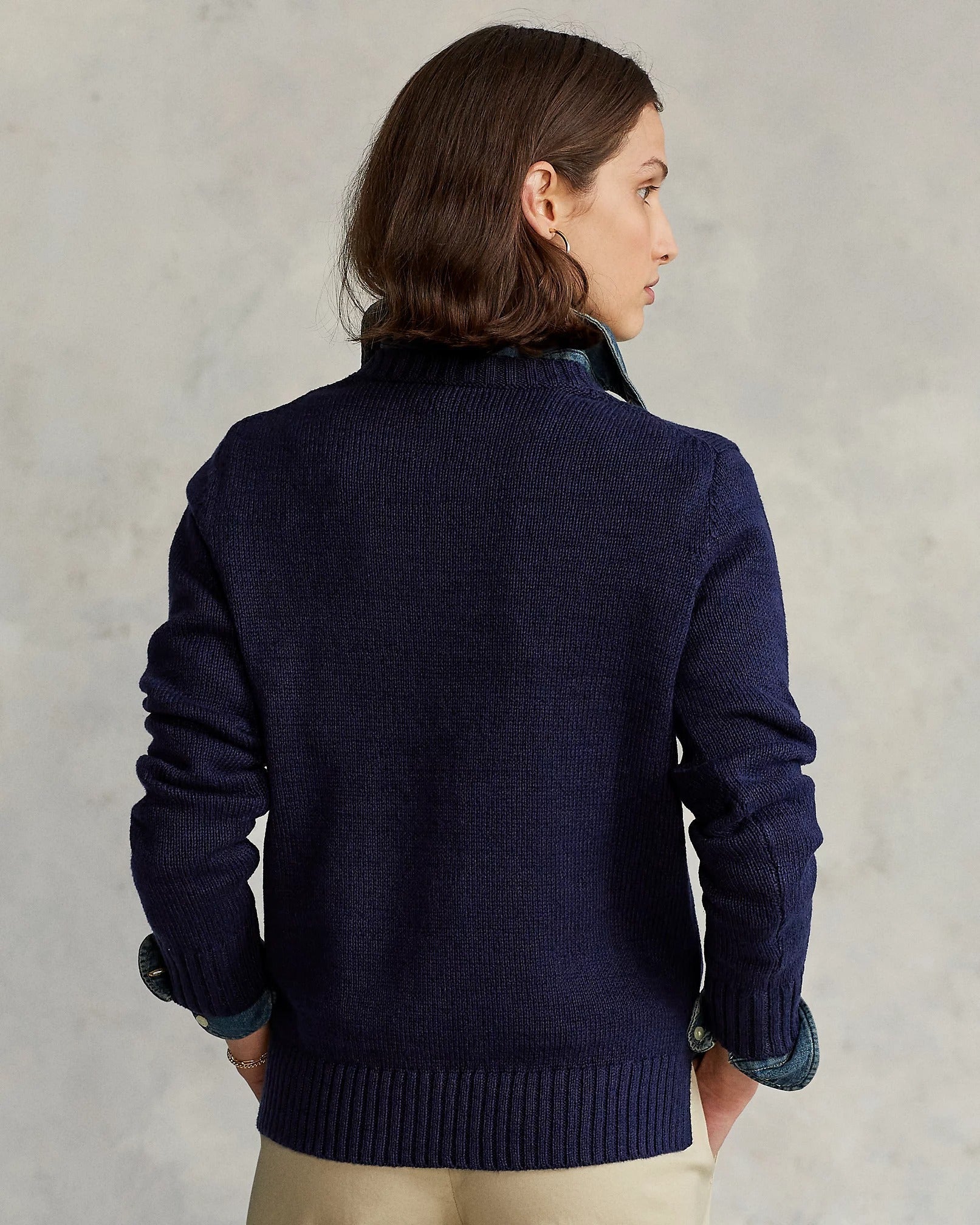 R&L Sweater | Linen Crew Neck