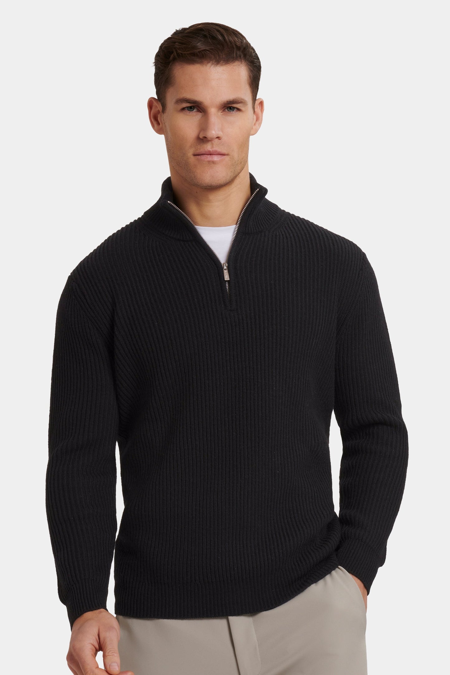 THE VICO QUARTER ZIP SWEATER
