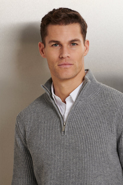 THE VICO QUARTER ZIP SWEATER