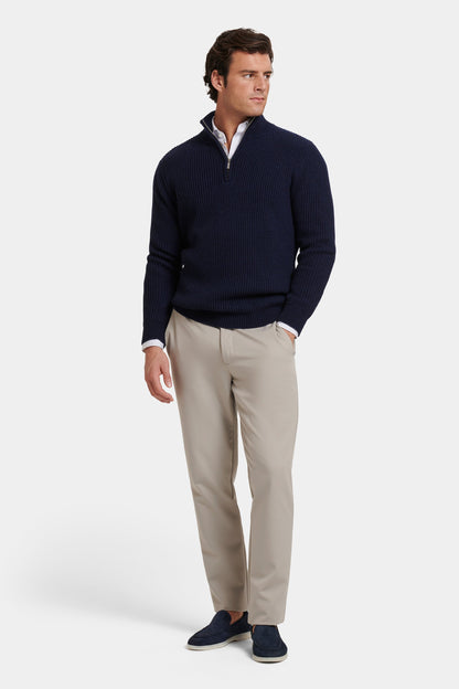 THE VICO QUARTER ZIP SWEATER