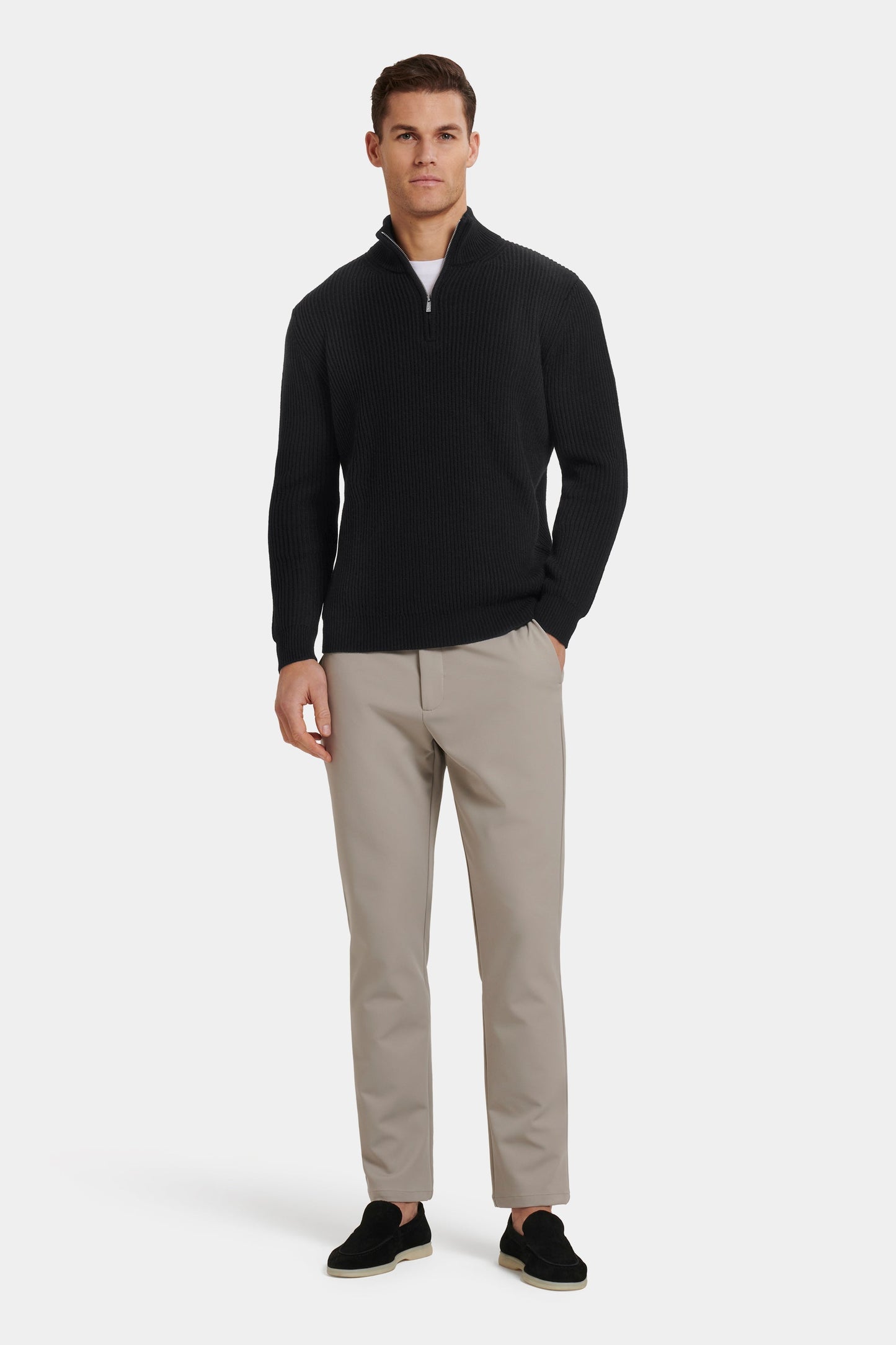 THE VICO QUARTER ZIP SWEATER