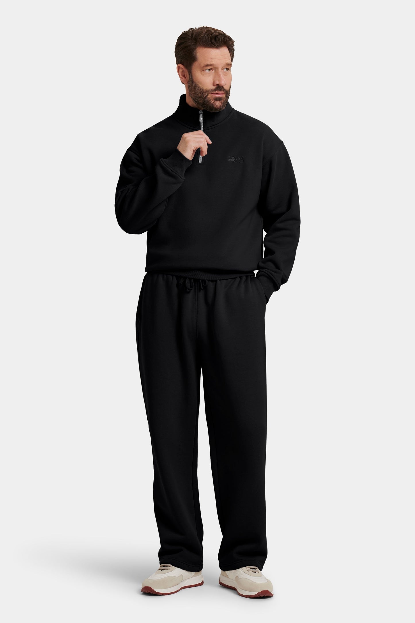 THE MILAN QUARTER ZIP SWEATER