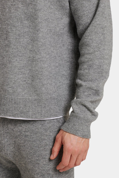 THE SAVONA QUARTER ZIP SWEATER
