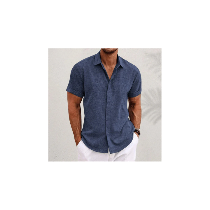R&L | Men's Classic Linen and Cotton Shirt