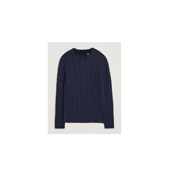 RL Cable-Knit Cotton Sweater