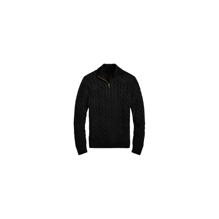 RL® Cable-Knit Half-Zip Sweater