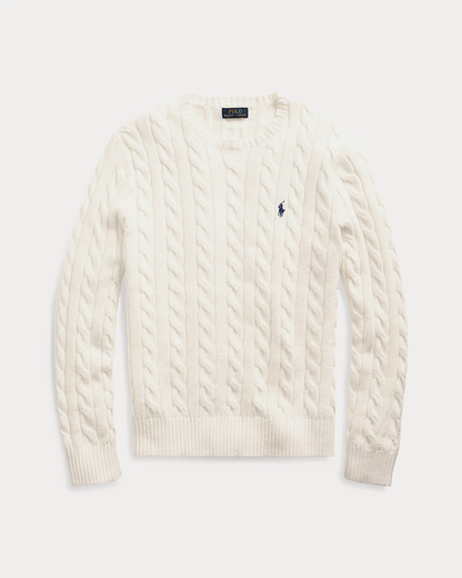 Classic RL Cable-Knit Cotton Jumper