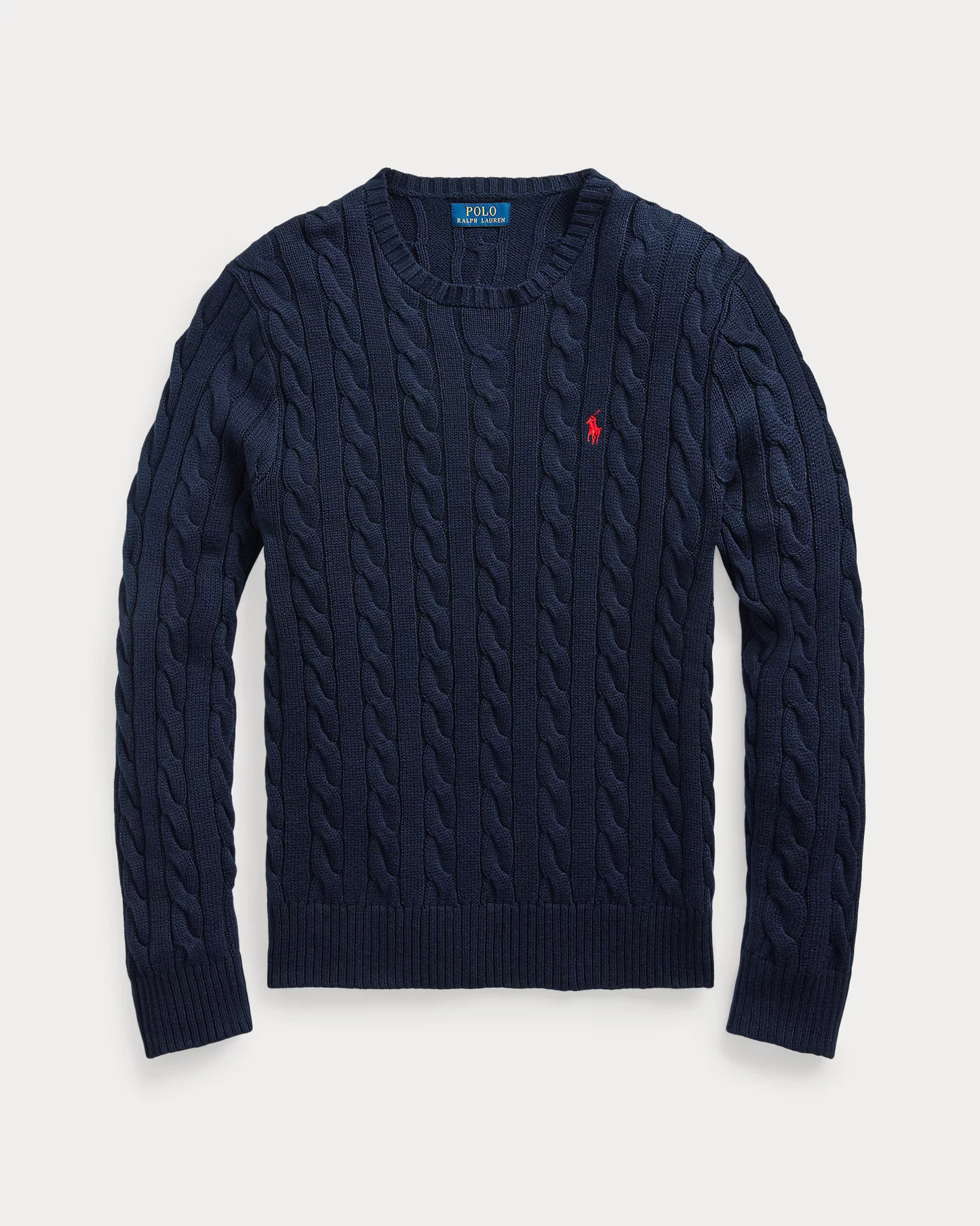 Classic RL Cable-Knit Cotton Jumper