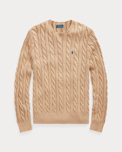 Classic RL Cable-Knit Cotton Jumper