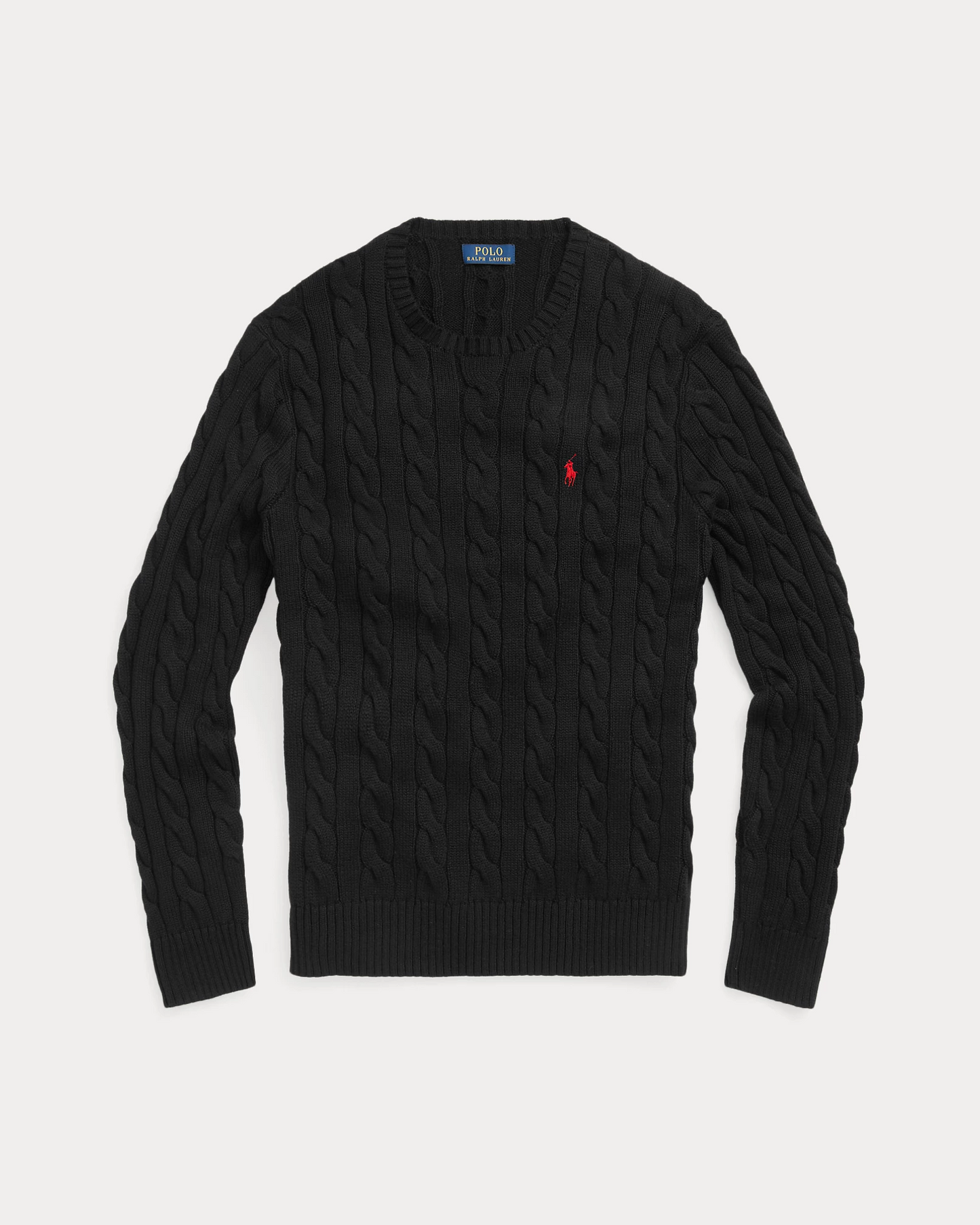 Classic RL Cable-Knit Cotton Jumper
