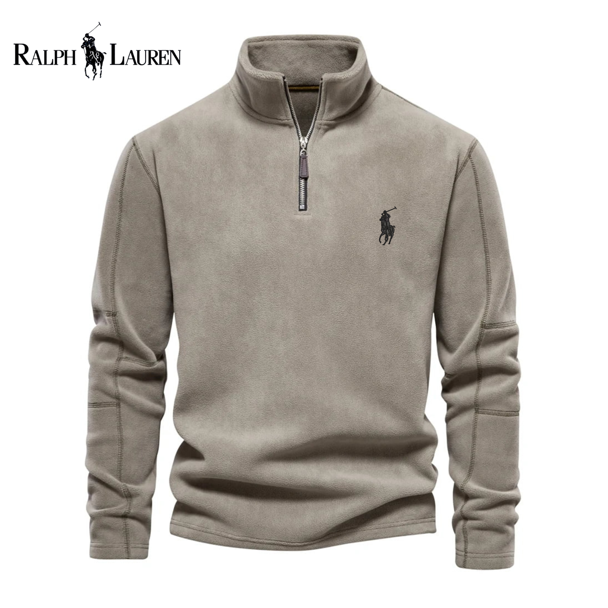 RL Heritage Quarter-Zip Fleece Sweater