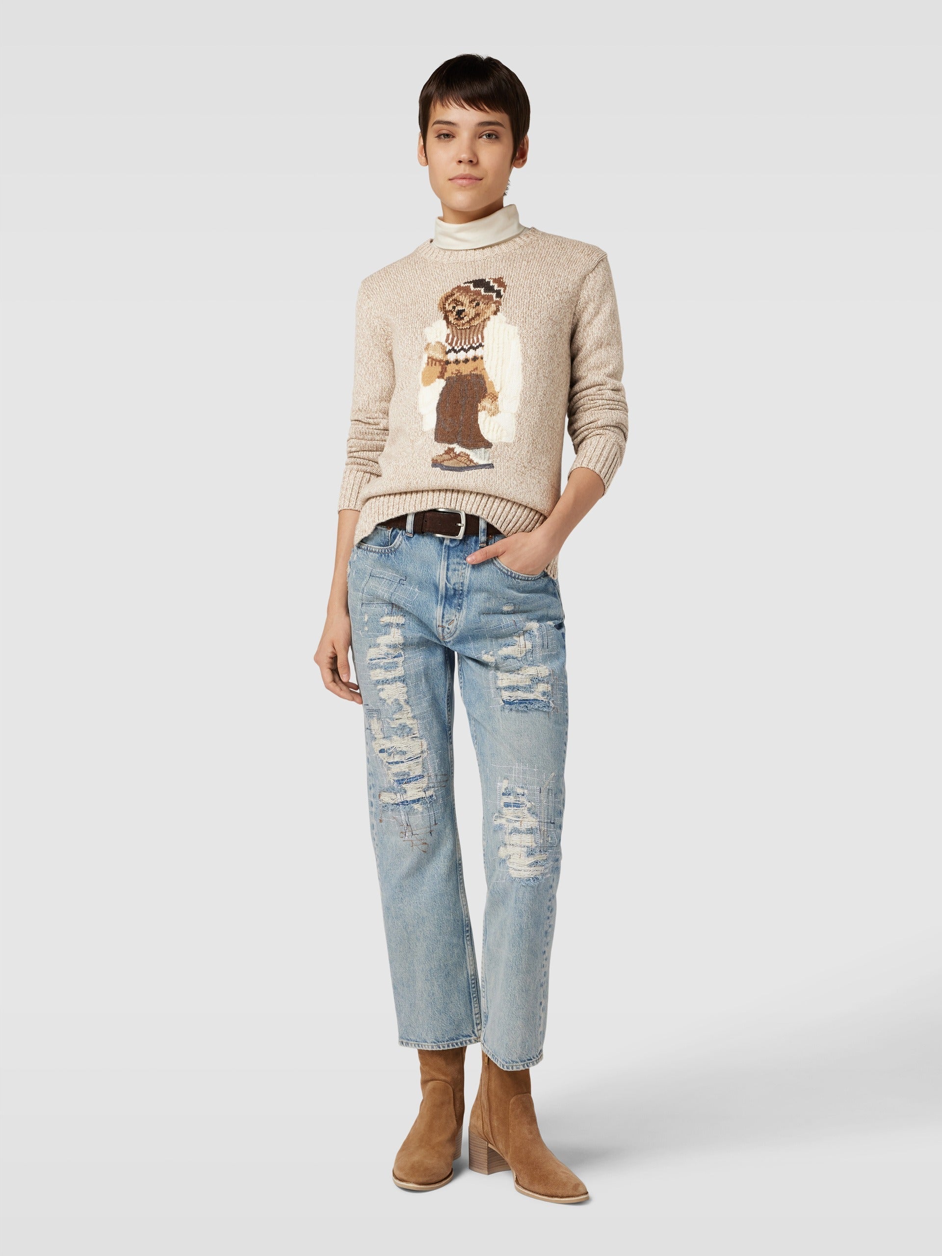 R&L | Bear White Coat