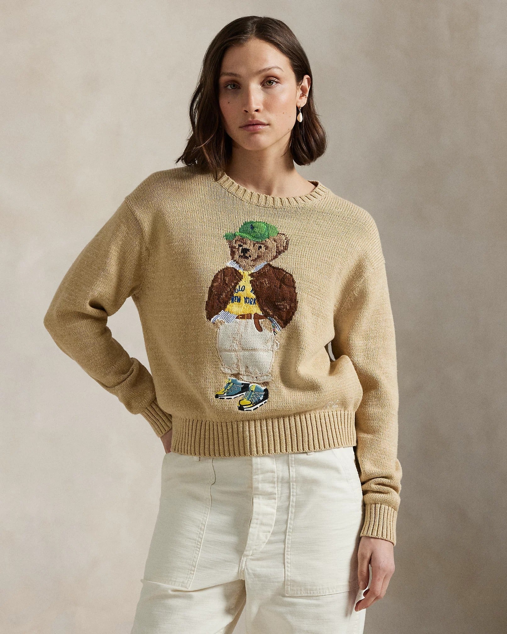 R&L sweater | Polo Bear Beige