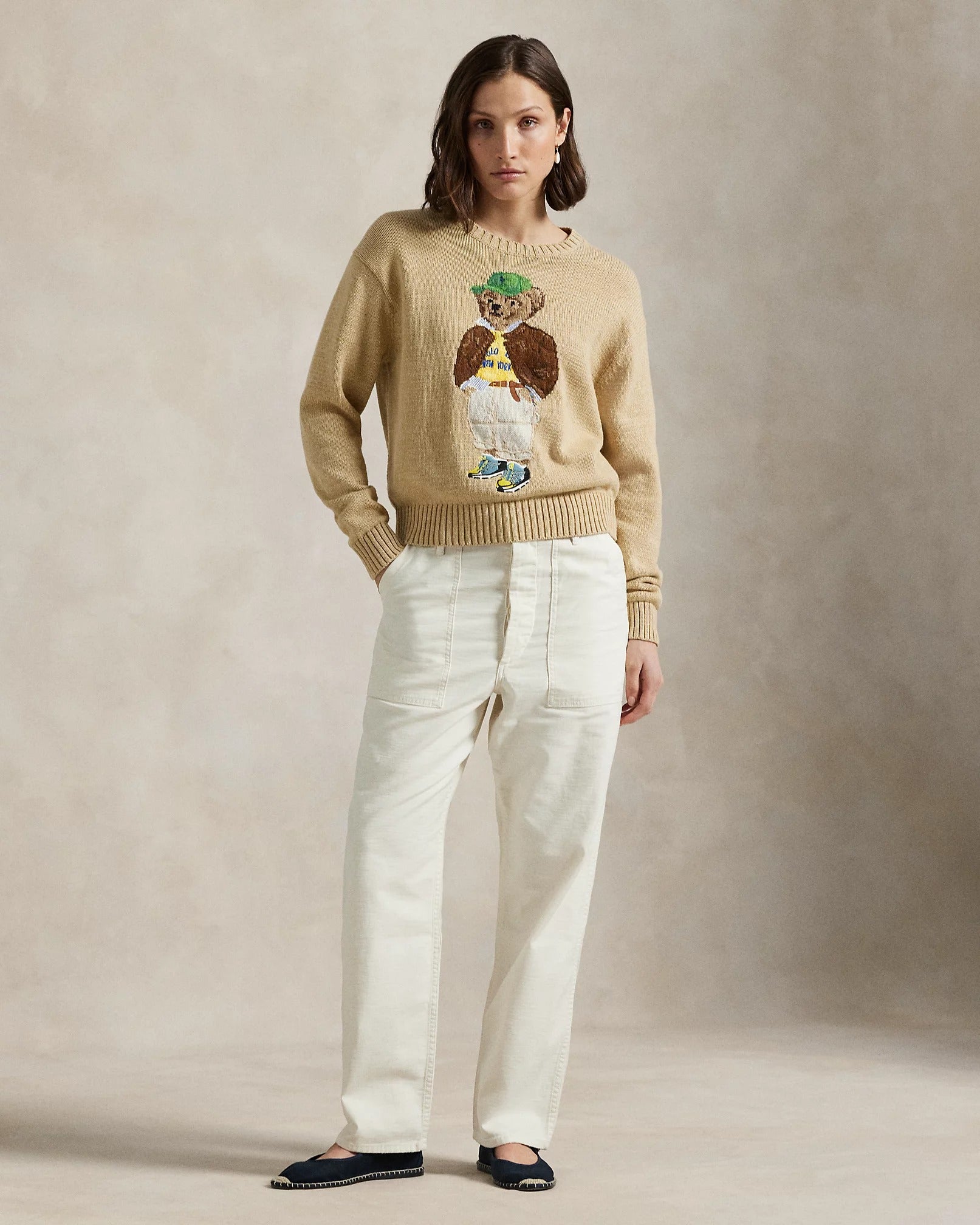R&L sweater | Polo Bear Beige